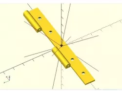 parametric pin hinge