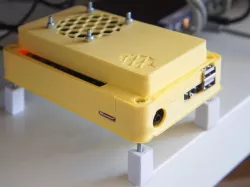 Pine A64 case top + fan & controller PCB