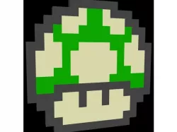 Pixel Art - Super Mario Mushroom
