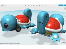 Pokémon - Squirtle pull-back car toy
