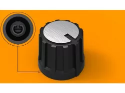 Potentiometer knob, 6mm shaft
