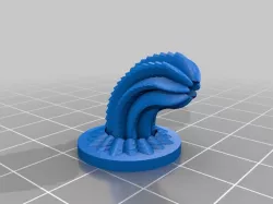 Purple Worm Burrower 15mm #D&D #DnD #Pathfinder #pocket-dungeons #pocket-tactics #multiverse