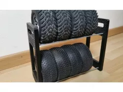 RC 1/8 and 1/10 tire rack