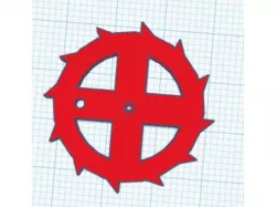 Robot Spiked Wheel