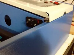 Simple K40 Laser Cutter Door Interlock switch mount