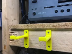 Simple wall mount utility hook