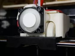 Single E3D V6 Mount with Active Cooling (CTC/Makerbot/FlashForge)