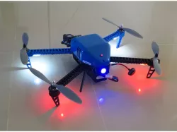 "SkyFlea" 3D-Printed Quad-V Drone