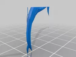 skyrim Daedric Bow to pieces (escale 6/7 in repetier)