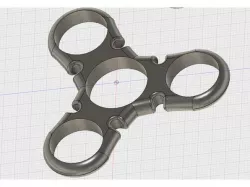 Smooth Operator TRI Fidget Spinner Pennies
