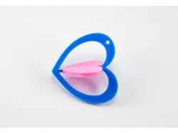 Spinning Heart Keyring