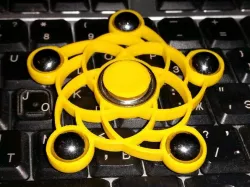 Spiral five balls spinner