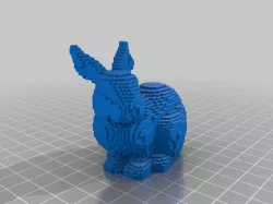 standford bunny lego bricks