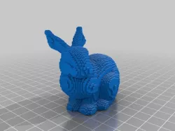 stanford bunny lego bricks and plates