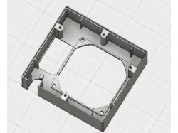 Wanhao duplicator i3 v2, rearpanel, 80mm fan