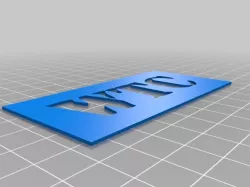 Warrior Track Club Stencil JW