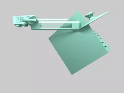3D-printable Tilted strapped to a Desiccant Holder