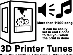 3D printer tunes (11101tones) let your printer play music