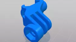 Airsoft "GoPro" to Picatyny rail mount RIS