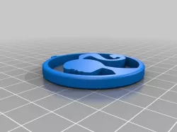 Barbie Keychain (Barbie Logo Remix)