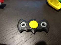 Batman Fidget Spinner with Imperial Hex Nuts