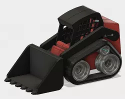 Bigger mini track loader