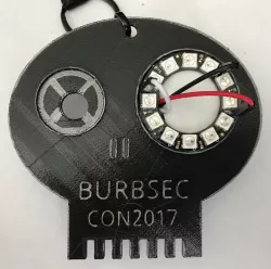 BurbsecCon Skully Badge
