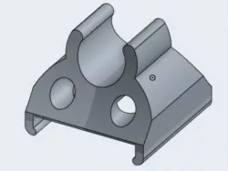 cable clip for RACKIT brand shelving legs. 