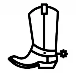 Cowboy Boot Stamp