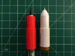 Customizable Silhouette Cameo pen adapter