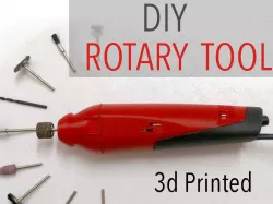 DIY 3d Printed Dremel-Style Rotary Tool