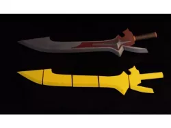 Dual Dust blades Cinder Fall RWBY