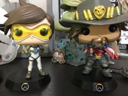 Funko POP Stand with Overwatch Symbol