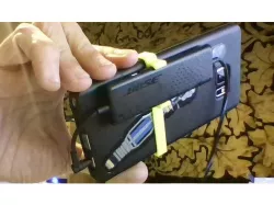 Galaxy Note 5 with case to Bose QC20 Clip