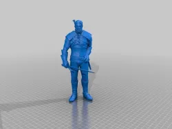 Geralt of Rivia / Witcher 3 / 3d stl model (h210mm)