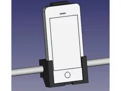 IPhone 5S Holder with Case for Motorcycle
