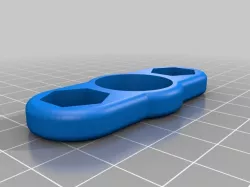 Kid sized Fidget Spinner (3/8 hex nuts)