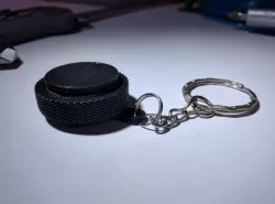 Knurled Keychain Fidget Spinner