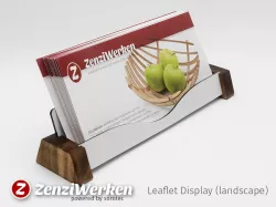 Leaflet Display (horizontal) cnc