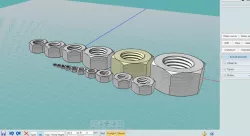 Metric Nut Collection