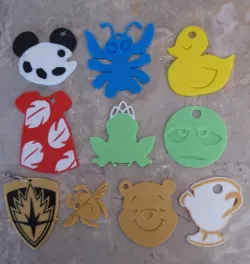 Mouse-Movie Lanyard Dangles
