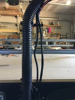 MPCNC dust collection hose riser