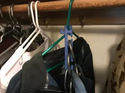 Multi-Hanger Closet Organizer