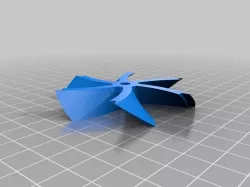 My Customized OpenSCAD Turbine Propeller Generator