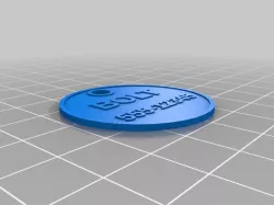 My Customized Round Dog Tag