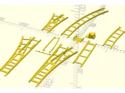 my toy train track