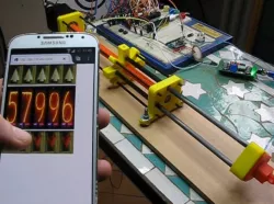 Nema 17 Linear Actuator - controlled by ESP32 Wifi Webgui