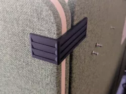 Office cubicle corner support