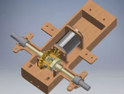 Open RC tractor new transmision system