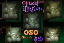 OSO 3D ILUSIÓN OPTICA  (optical illusion)